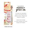 Sally Hansen Salon Effects Perfect Press-On Short’Ease Nails | Oval Shape | Easy to Apply, Non-Damaging, Natural Look Vitamin E & B5 | 30 Nails, Nail Glue, Adhesive Tabs, File| Short Queen(Almond Nails – Candy Cane Lane)