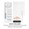 Sally Hansen Salon Effects Perfect Press-On Short’Ease Nails | Oval Shape | Easy to Apply, Non-Damaging, Natural Look Vitamin E & B5 | 30 Nails, Nail Glue, Adhesive Tabs, File| Short Queen(Almond Nails – Holographic Memory)