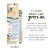 Sally Hansen Salon Effects Perfect Press-On Short’Ease Nails | Oval Shape | Easy to Apply, Non-Damaging, Natural Look Vitamin E & B5 | 30 Nails, Nail Glue, Adhesive Tabs, File| Short Queen(Oval Nails – Snow Be It)