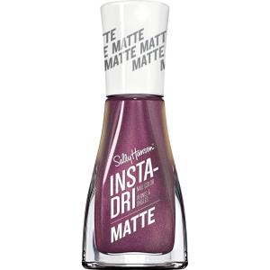 Sally Hansen Insta Dri Matte Metallics, Burnished Wine, 0.31 Fl Oz (Pack of 1)