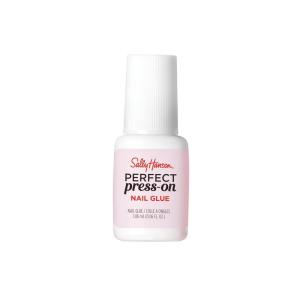 Sally Hansen Salon Effects Perfect Press-On Short’Ease Nails | Oval Shape | Easy to Apply, Non-Damaging, Natural Look Vitamin E & B5 | 30 Nails, Nail Glue, Adhesive Tabs, File| Short Queen(Nail Glue)