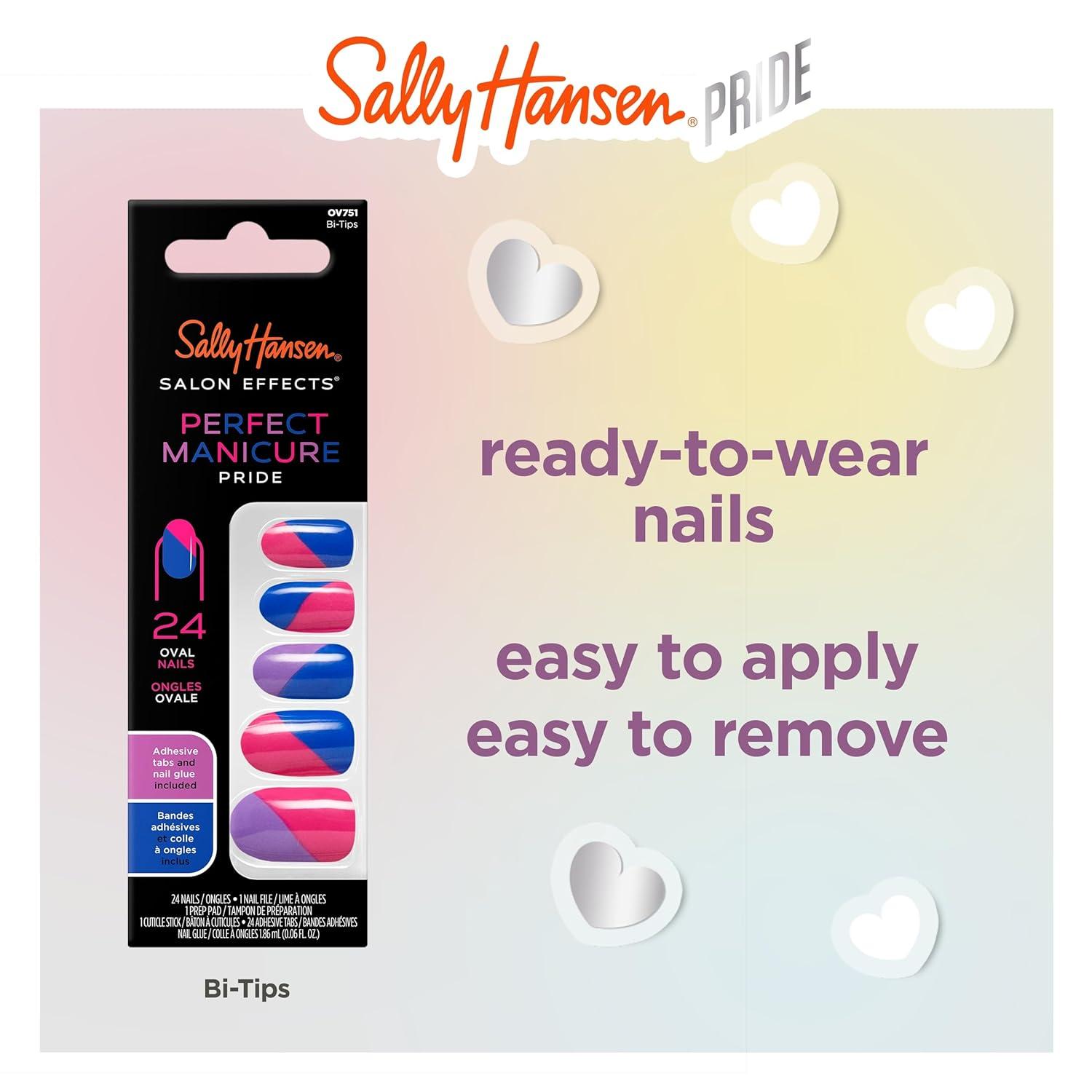 imageSally Hansen Salon Effects Perfect Manicure Pride BiTips