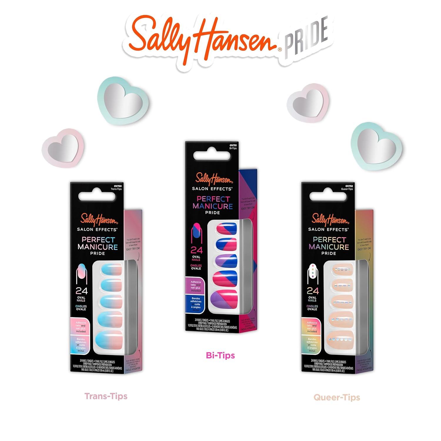 imageSally Hansen Salon Effects Perfect Manicure Pride BiTips