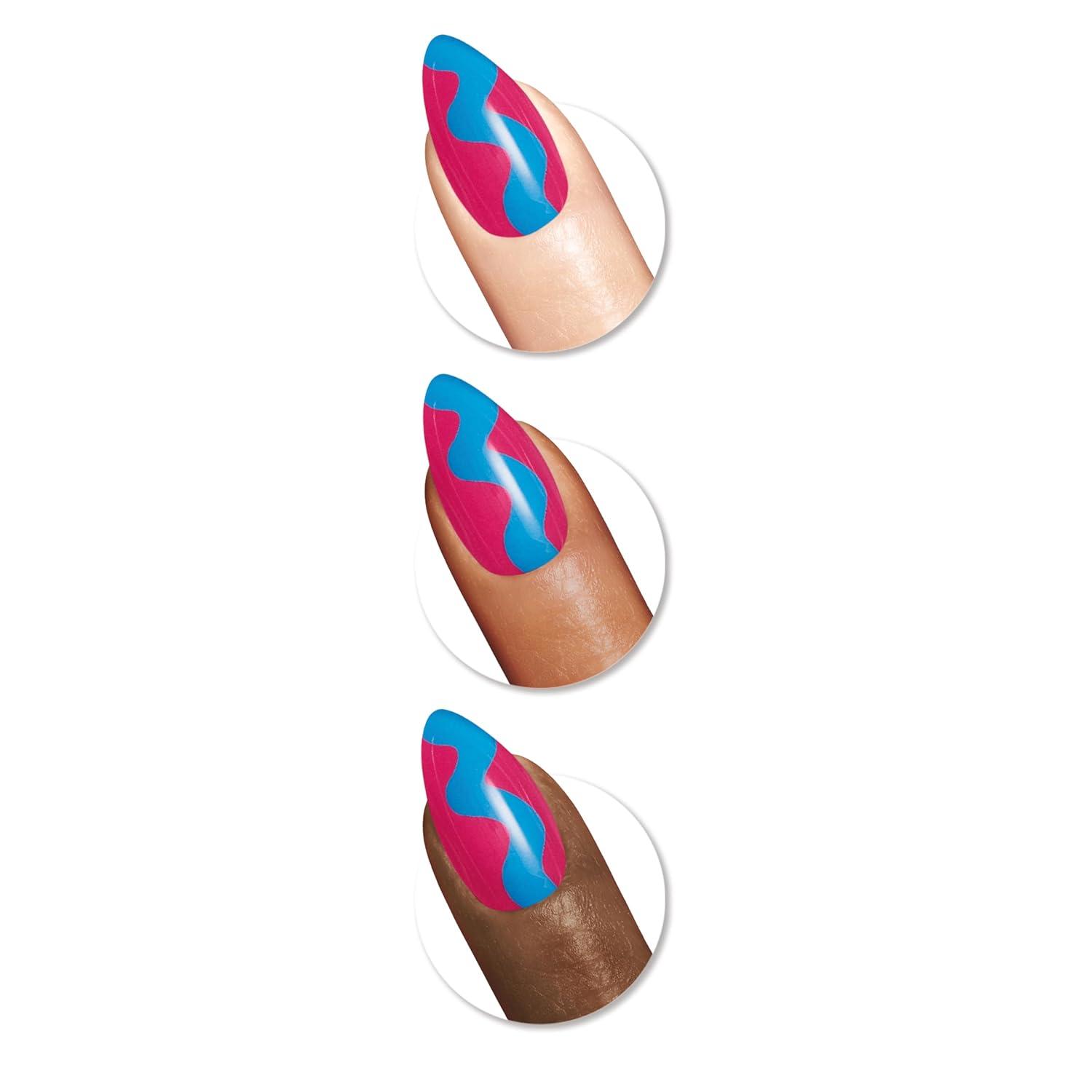 imageSally Hansen Salon Effects Perfect Manicure Ring Pop Thank You Berry Much Press On Nails Almond Shaped NonDamaging Adhesive Tabs File and Alcohol Pad Included