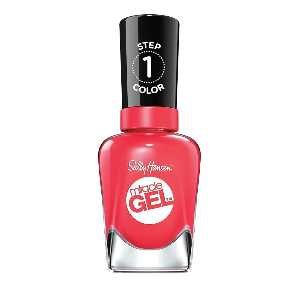 imageSally Hansen Miracle Gel Nail Polish Shade Redgy 419 Packaging May Vary