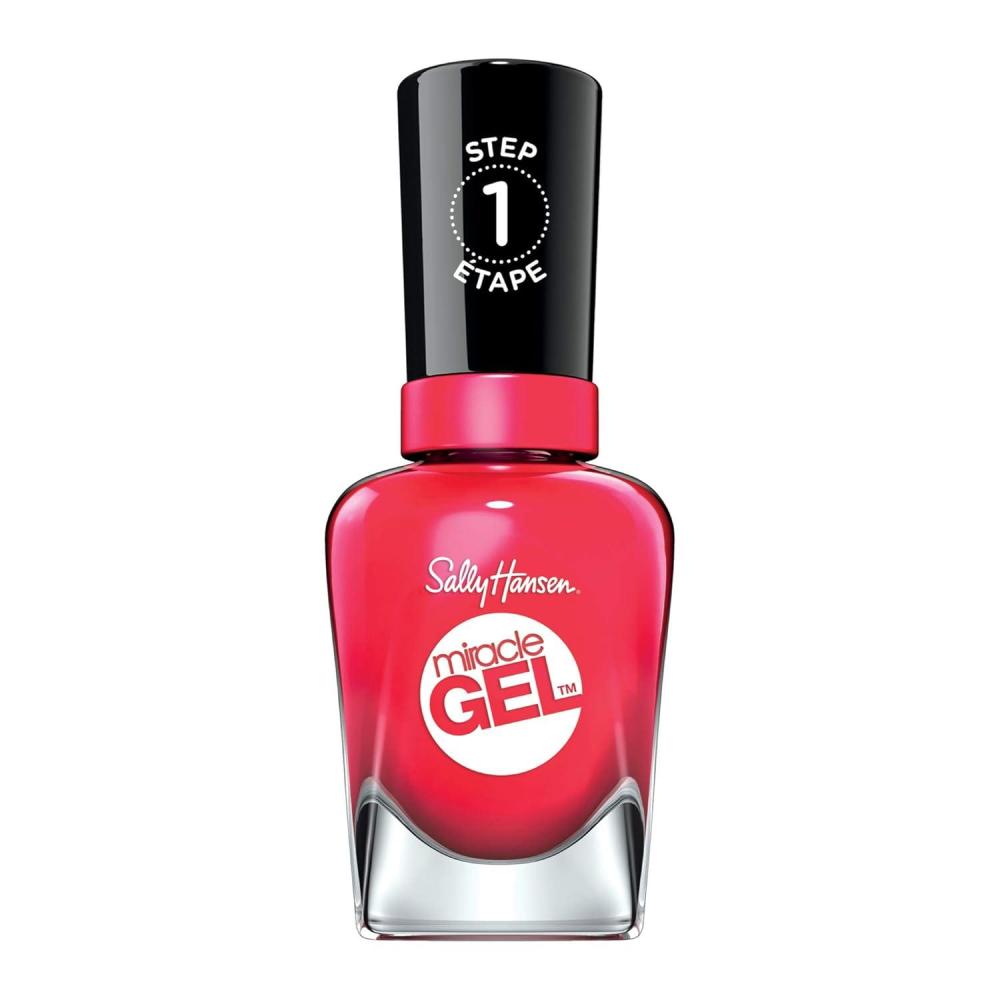imageSally Hansen Miracle Gel Nail Polish Shade Scarlet Starlet 429 Packaging May Vary05 Fl Oz Pack of 1