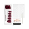 Sally Hansen Salon Effects® Perfect Manicure, Beet Pray Love, Press On Nails, Oval Shaped, Non-Damaging Adhesive Tabs, File, and Alcohol Pad Included(Beet Pray Love)
