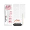 Sally Hansen Salon Effects® Perfect Manicure, Onyx-pected, Press On Nails, Coffin Shaped, Non-Damaging Adhesive Tabs, File, and Alcohol Pad Included(What A Star)
