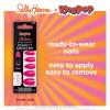 Sally Hansen Salon Effects® Perfect Manicure, Ring Pop Straw-jelly, Press On Nails, Almond Shaped, Non-Damaging Adhesive Tabs, File, and Alcohol Pad Included