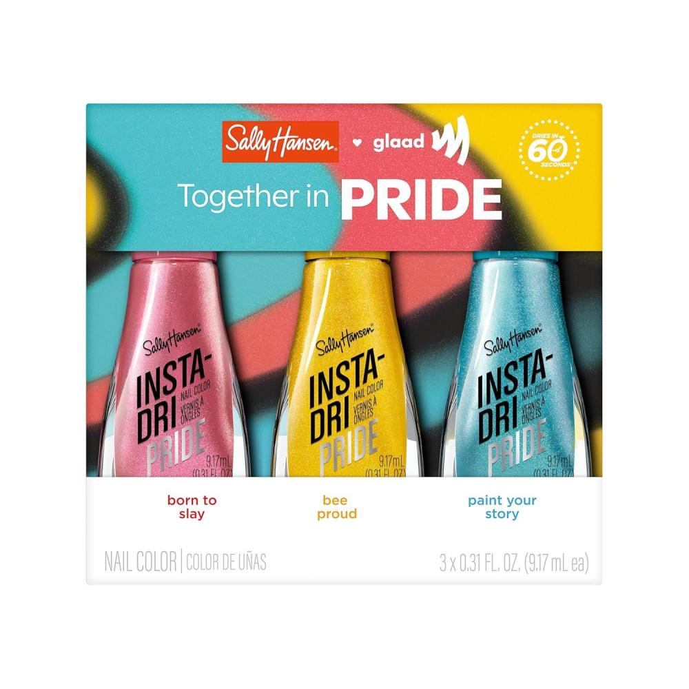 imageSally Hansen InstaDri Pride 3 Pack  Pansexual Trio 3 x 03oz