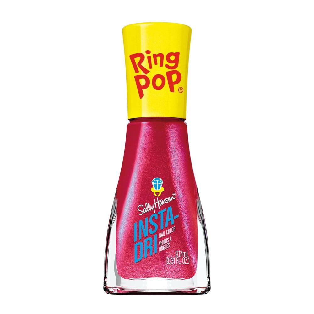 imageSally Hansen InstaDri Ring Pop Grape Expectations Quick Dry Long Lasting StreakFree Shine Purple Nail Polish750 Bling Pop