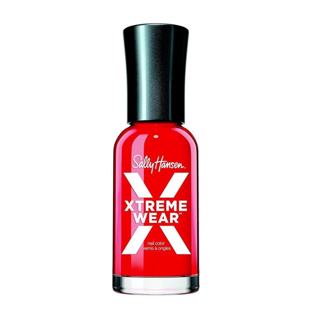imageSally Hansen Xtreme Wear Nail Polish StreakFree Shiny Finish LongLasting Nail Color Redical Rockstar 012 fl oz