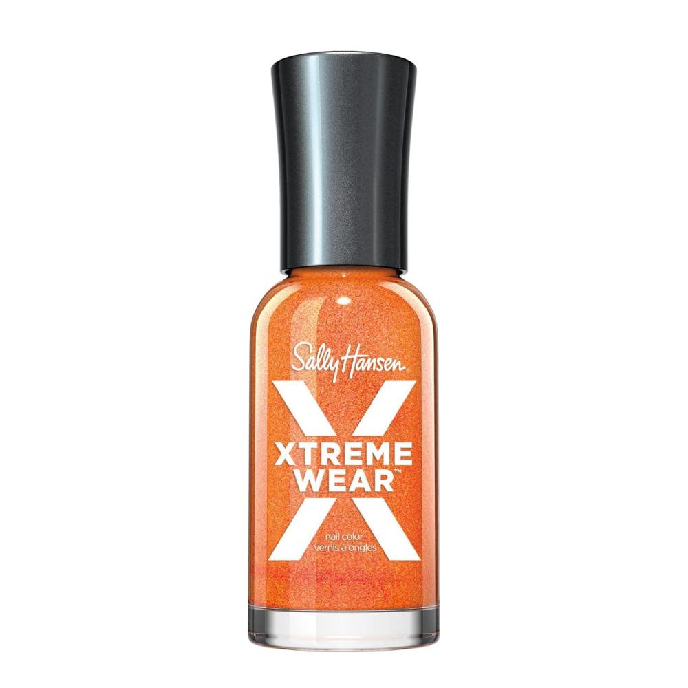imageSally Hansen Xtreme Wear Nail Polish StreakFree Shiny Finish LongLasting Nail Color Tangorine 012 fl ozOrange