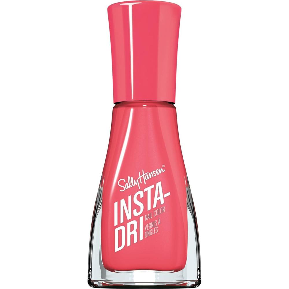 imageSally Hansen InstaDri Peachy Breeze Quick Dry Long Lasting StreakFree Shine Pink Nail Polish Pack of 2Peachy Breeze