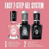 Sally Hansen Miracle Gel Nail Polish, Shade Onyx-pected #849 with Shiny Top Coat and Matte Top Coat Trio