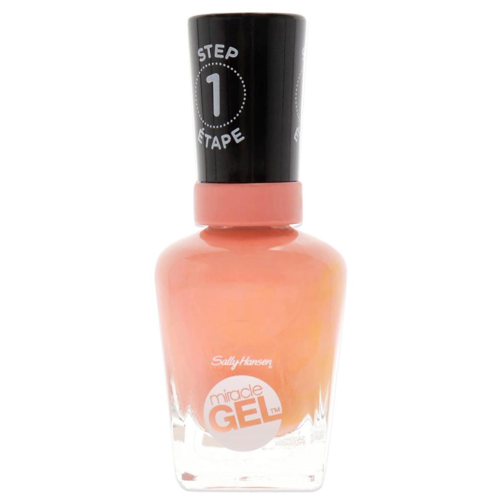 imageSally Hansen Miracle Gel Nail Polish Shade Malibu Peach 379 Packaging May VaryMalibu Peach