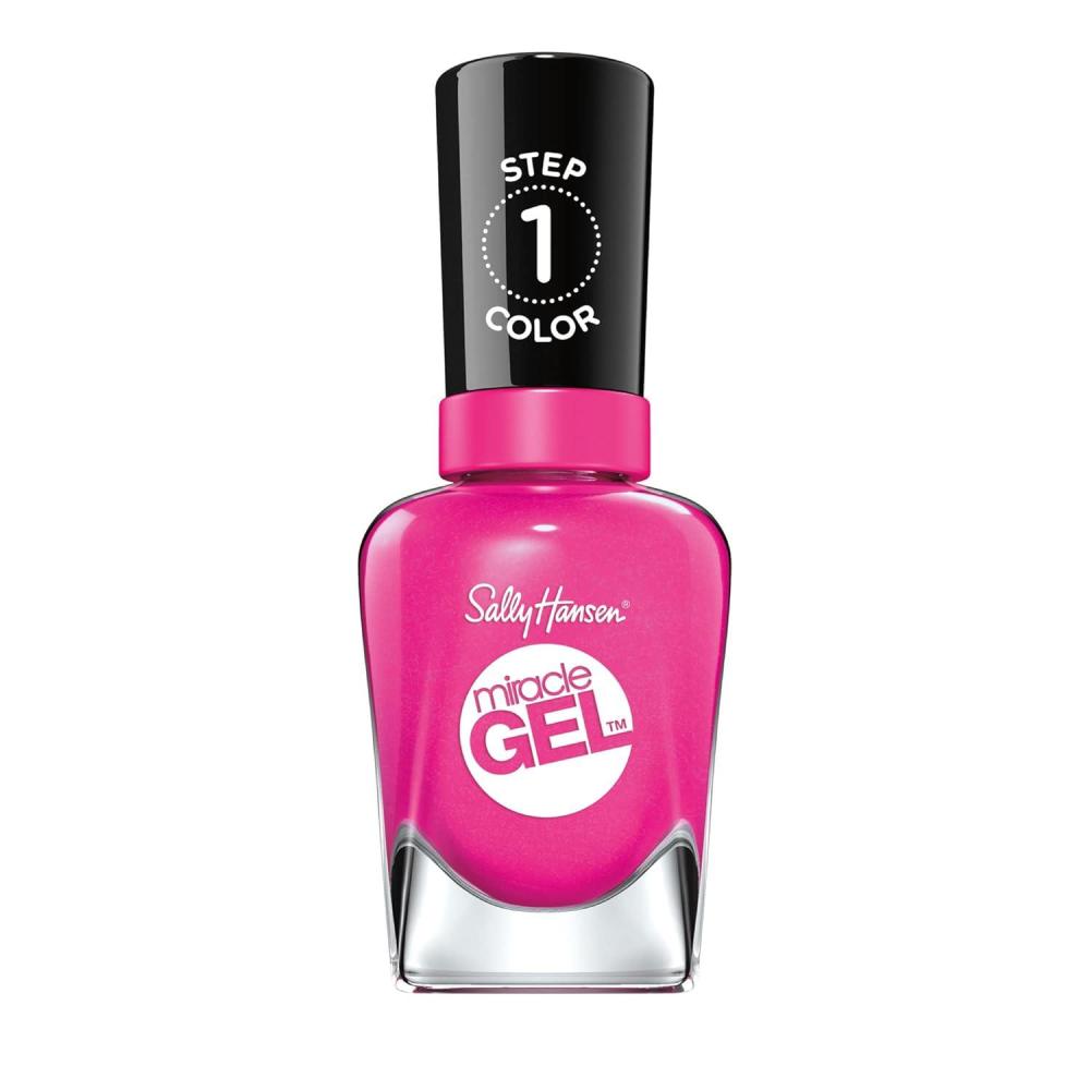 imageSally Hansen Miracle Gel Nail Polish Shade Pink Up 309 Packaging May Vary