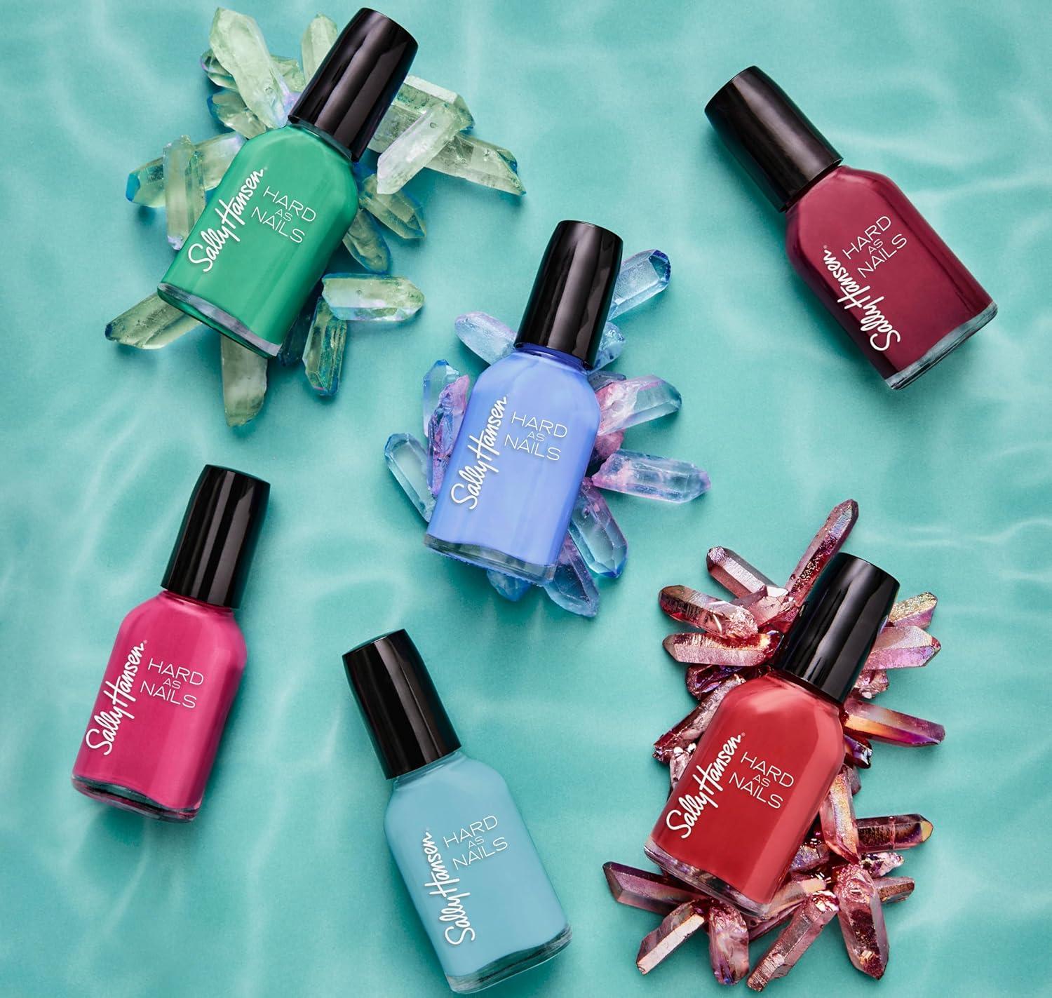 imageSally Hansen Hard as Nails Nail Polish Crystal Clear 045 Fluid Ounce700 Impenetrablue