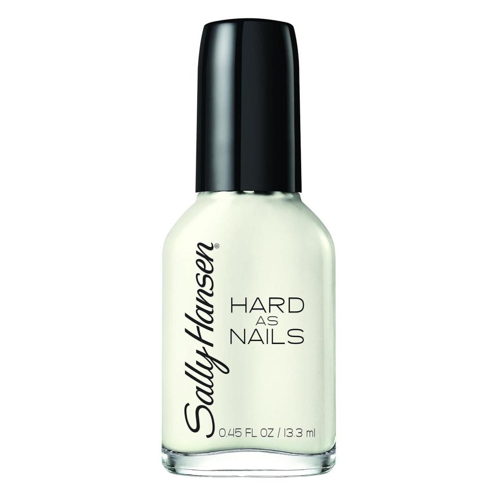 imageSally Hansen Hard as Nails Nail Polish Crystal Clear 045 Fluid Ounce110 Hard to get