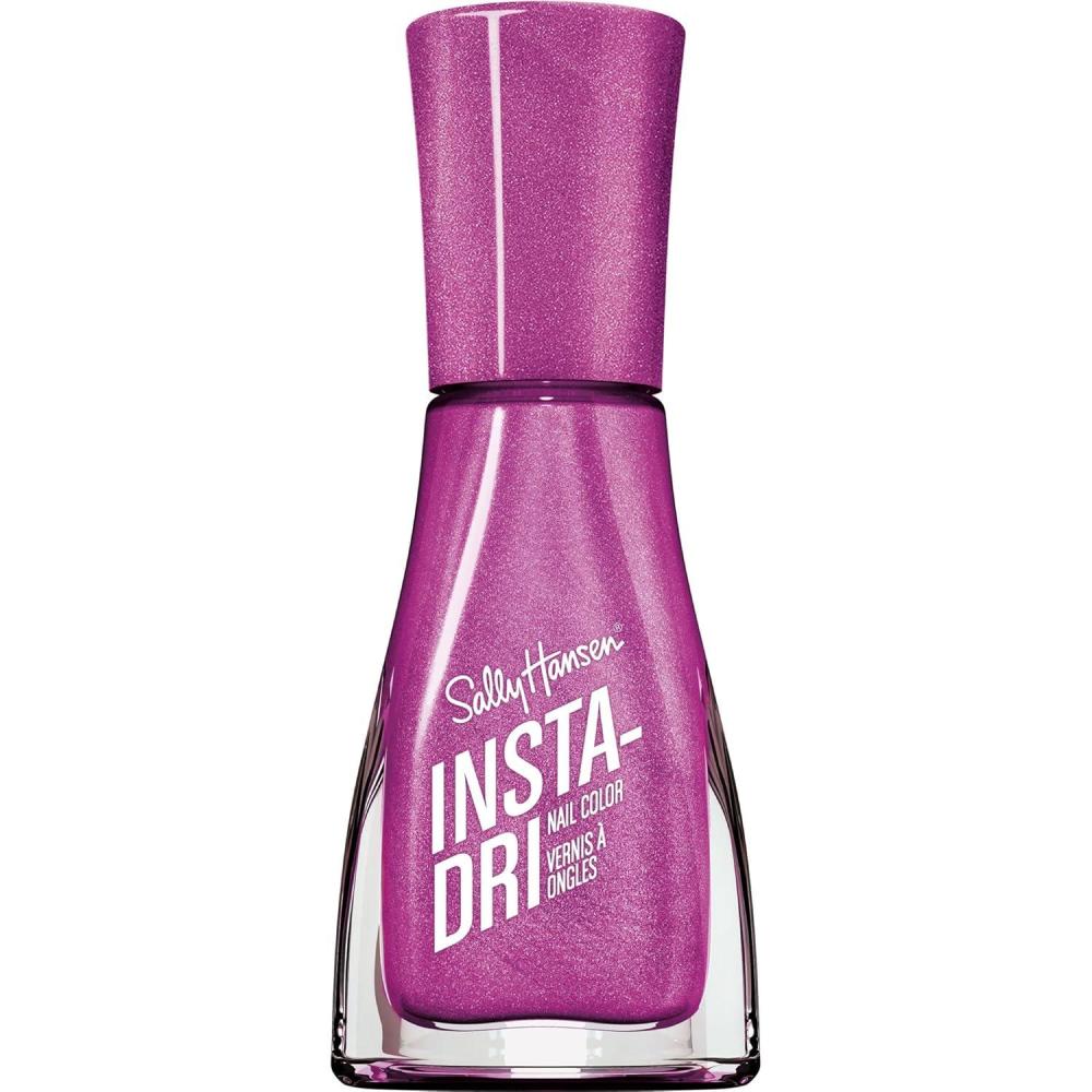 imageSally Hansen InstaDri Racing Rose Quick Dry Long Lasting StreakFree Shine Pink Nail Polish448 Fig Flash