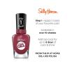 Sally Hansen Miracle Gel™, Travel Seekers First Glass, Long Lasting, Gel-Like Formula, No UV Lamp Needed, Pink Nail Polish, Pack of 72