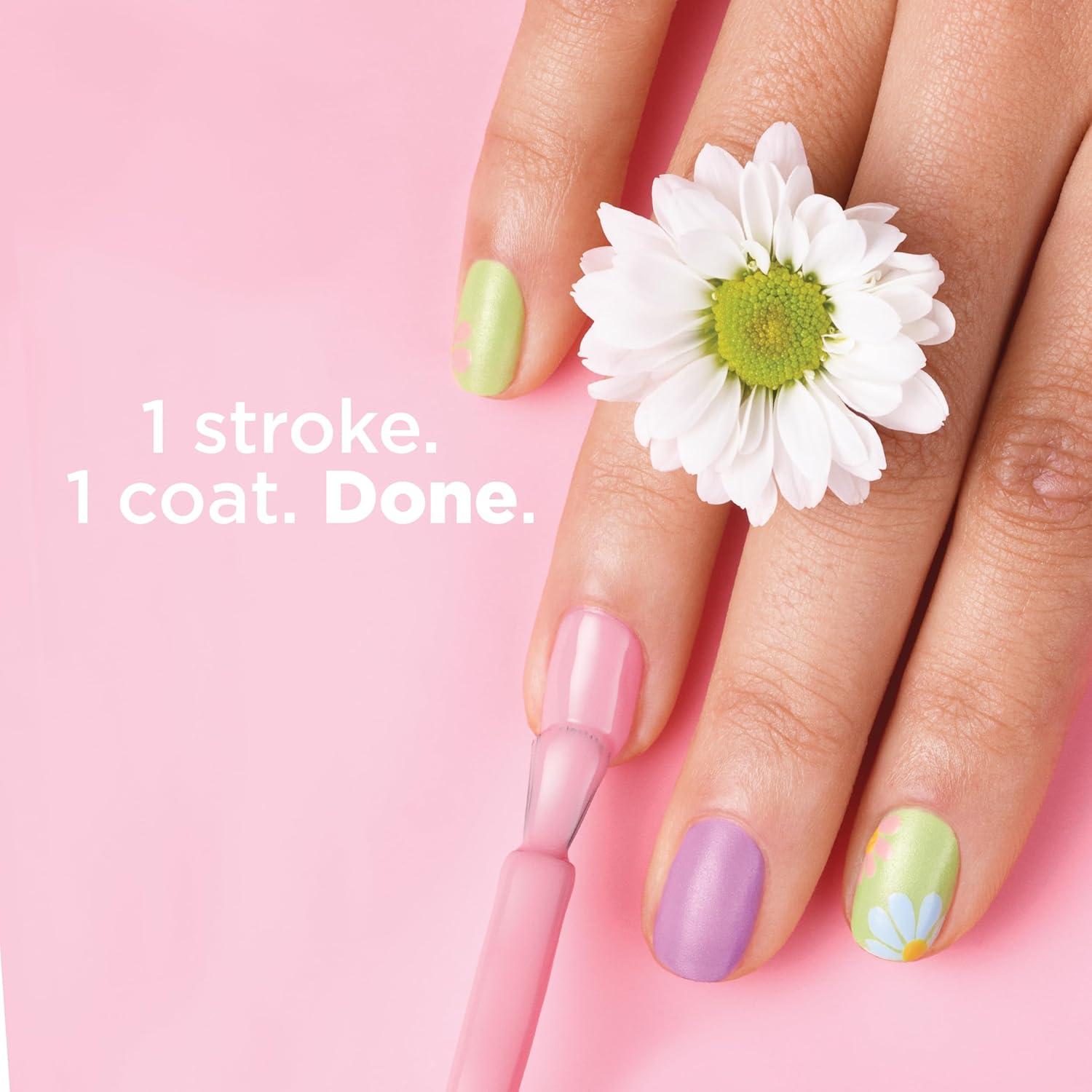 imageSally Hansen InstaDri Flower Powder On Your Marigold Nail Polish Dries in 60 Seconds One Coat SatinMatte Finish