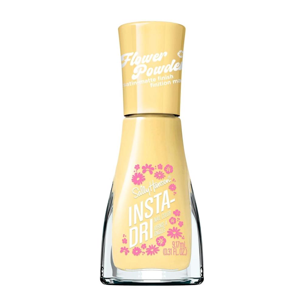 imageSally Hansen InstaDri Flower Powder Whirlaway Wildflower Nail Polish  Dries in 60 Seconds  One Coat  SatinMatte Finish