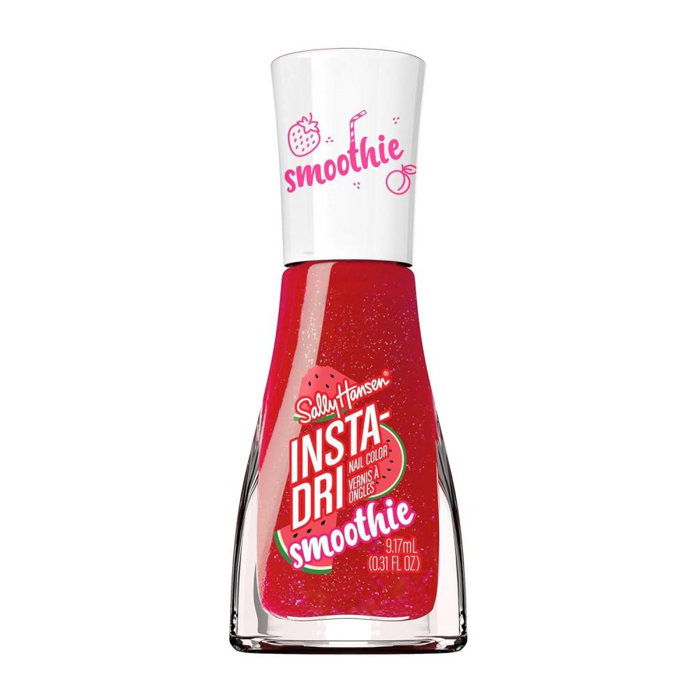 imageSally Hansen InstaDri the Smoothie Shop Collection Dragon Fruit Crush Nail Polish SatinMatte Finish QuickDry Nail Polish OneCoat Application 031oz