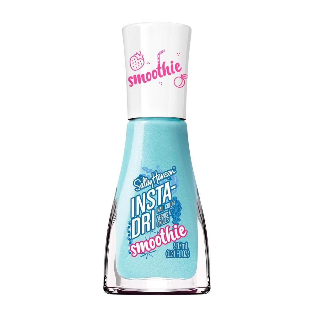 imageSally Hansen InstaDri the Smoothie Shop Collection Spill the Spirulina Nail Polish SatinMatte Finish QuickDry Nail Polish OneCoat Application 031oz
