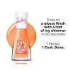 Sally Hansen Insta-Dri the Smoothie Shop Collection, Peach Melba​, Nail Polish, Satin-Matte Finish, Quick-Dry Nail Polish, One-Coat Application, 0.31oz