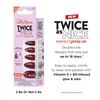 Sally Hansen Perfect Press-Ons, Twice as Nice, 2 Be Or Not 2 Be, Fake Nails, With Vitamin E & B5, Salon-Quality Manicure, Easy to Apply