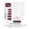 Sally Hansen Perfect Press-Ons, Twice as Nice, 2 Be Or Not 2 Be, Fake Nails, With Vitamin E & B5, Salon-Quality Manicure, Easy to Apply
