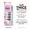 Sally Hansen Perfect Press-Ons, Twice as Nice, Peek-A-Blue, Fake Nails, With Vitamin E & B5, Salon-Quality Manicure, Easy to Apply