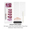 Sally Hansen Perfect Press-Ons, Twice as Nice, Cherry Flip, Fake Nails, With Vitamin E & B5, Salon-Quality Manicure, Easy to Apply