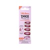 Sally Hansen Perfect Press-Ons, Twice as Nice, Cherry Flip, Fake Nails, With Vitamin E & B5, Salon-Quality Manicure, Easy to Apply
