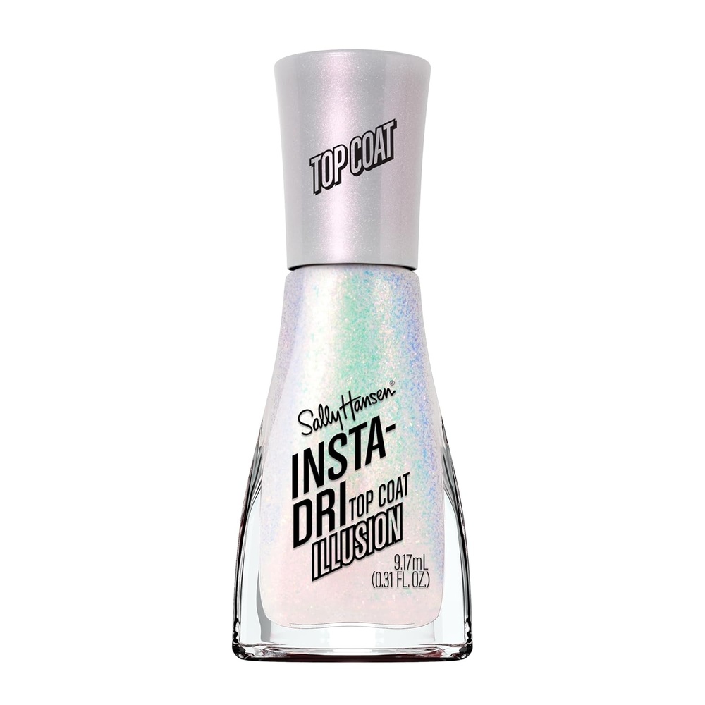 image:imageSally Hansen InstaDri Color Shift Catch My Shift Highly Pigmented Quick Dry Nail Polish 3in1 Formula Easy to Apply 032oz129 Illusion Top Coat
