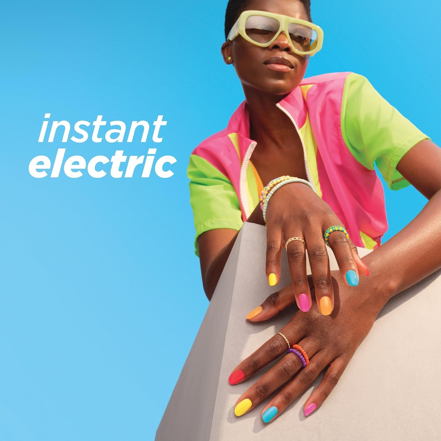 image:imageSally Hansen InstaDri Nail Polish Quick Dry Long Lasting StreakFree Shine Shiny 333 Peachy Breeze Pink Nail Color277 Hot Pinktensity