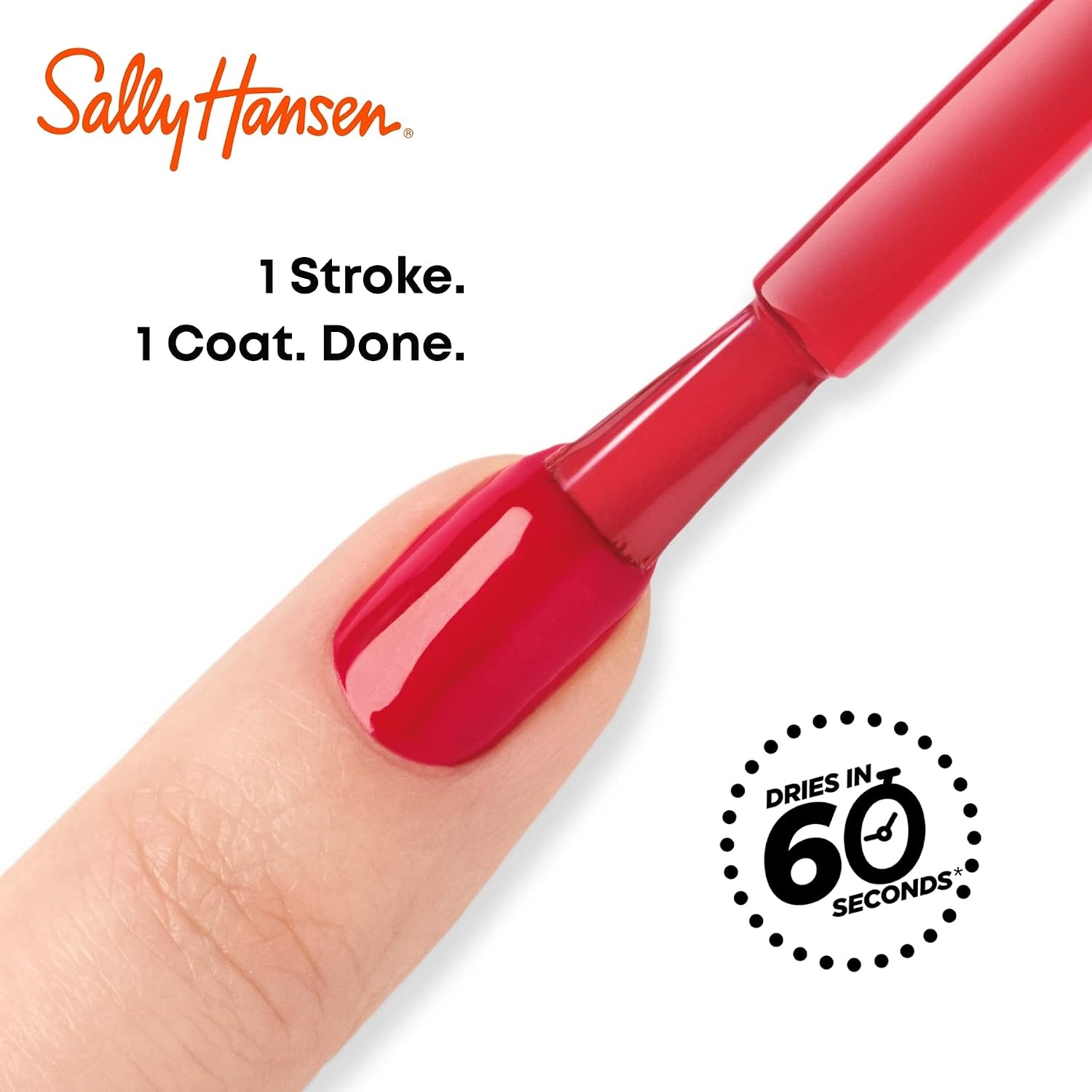 image:imageSally Hansen InstaDri Nail Polish Quick Dry Long Lasting StreakFree Shine Shiny 333 Peachy Breeze Pink Nail Color403 Go Garnet