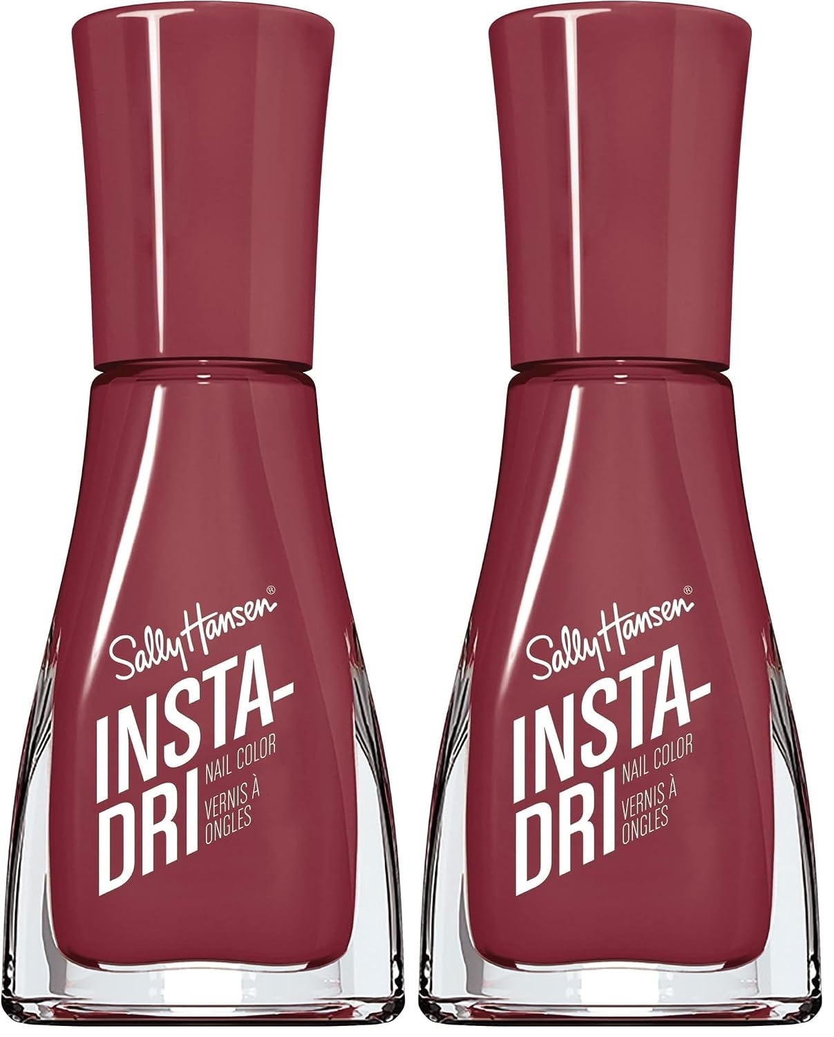 image:imageSally Hansen InstaDri Nail Polish Quick Dry Long Lasting StreakFree Shine Shiny 333 Peachy Breeze Pink Nail Color413 Expresso