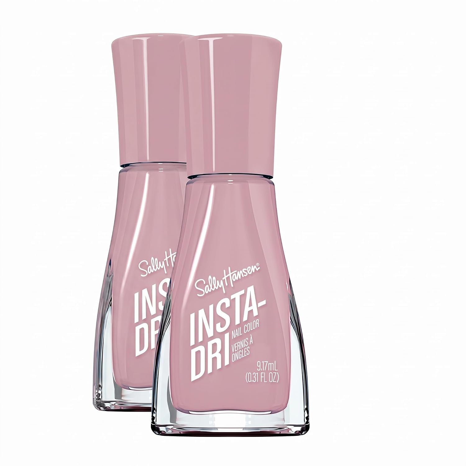 image:imageSally Hansen InstaDri Nail Polish Quick Dry Long Lasting StreakFree Shine Shiny 333 Peachy Breeze Pink Nail Color433 Hurry Plum