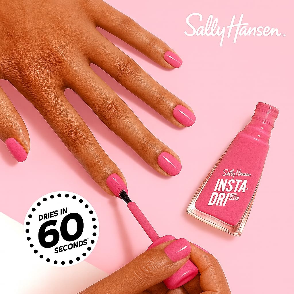 image:imageSally Hansen InstaDri Nail Polish Quick Dry Long Lasting StreakFree Shine Shiny 333 Peachy Breeze Pink Nail Color780 Springtime Blooms