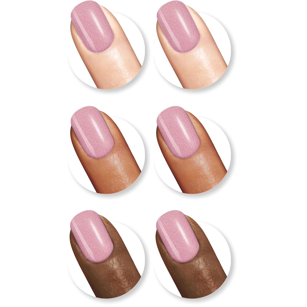 image:imageSally Hansen InstaDri Nail Polish Quick Dry Long Lasting StreakFree Shine Shiny 333 Peachy Breeze Pink Nail Color253 Ptalo al metal