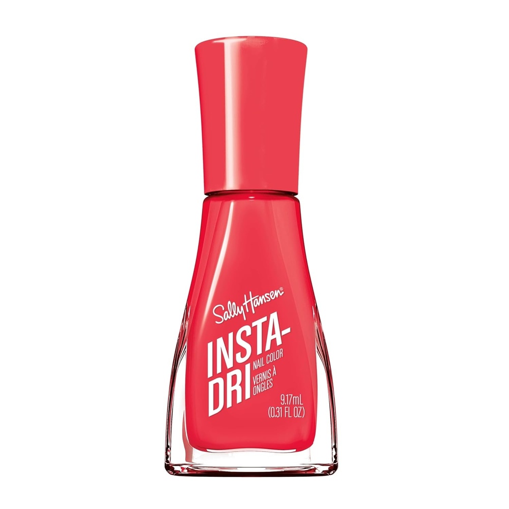 image:imageSally Hansen InstaDri Nail Polish  Quick Dry Long Lasting StreakFree Shine  Shiny  333 Peachy Breeze  Pink Nail Color358 Infaredibly Hot
