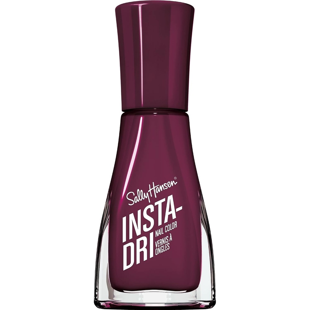 image:imageSally Hansen InstaDri Nail Polish Quick Dry Long Lasting StreakFree Shine Shiny 333 Peachy Breeze Pink Nail Color428 Zip Wine