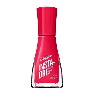 Sally Hansen Insta-Dri Nail Polish | Quick Dry, Long Lasting, Streak-Free Shine | Shiny | 333 Peachy Breeze | Pink Nail Color(362 Crimson Crush)