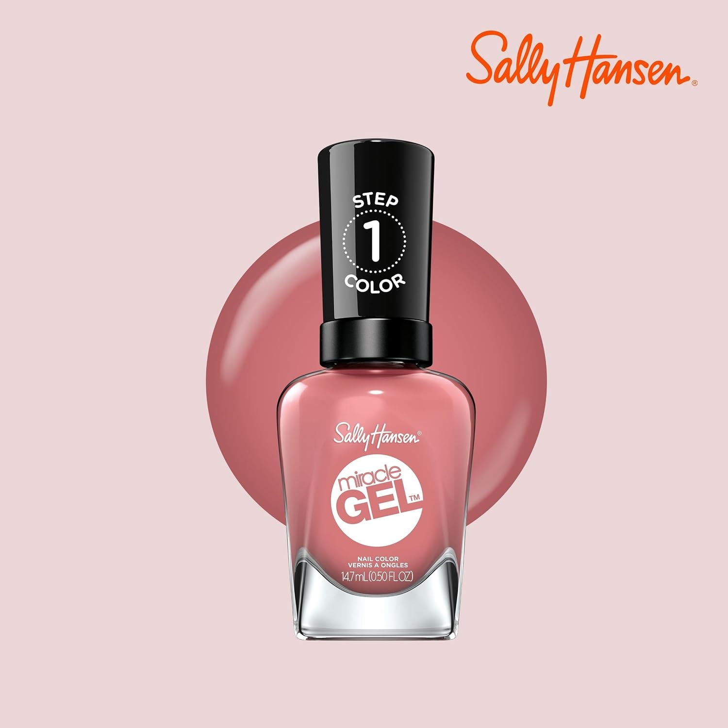 image:imageSally Hansen Miracle Gel Nail Polish Shade Slater Girl 809 05 Fl Oz Pack of 2244 Mauveolous