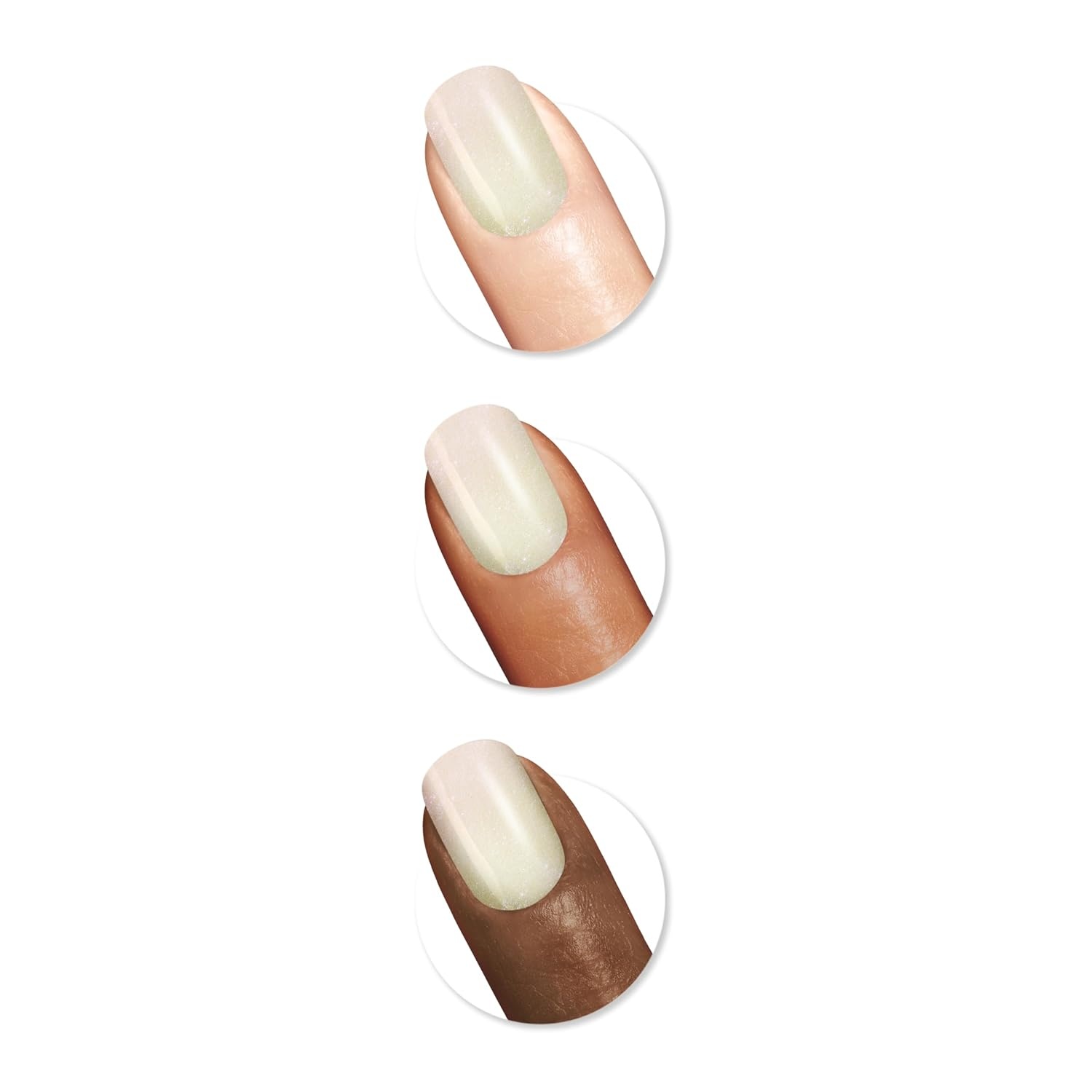 image:imageSally Hansen Miracle Gel Nail Polish Shade Slater Girl 809 05 Fl Oz Pack of 2785 Twinkle Whites