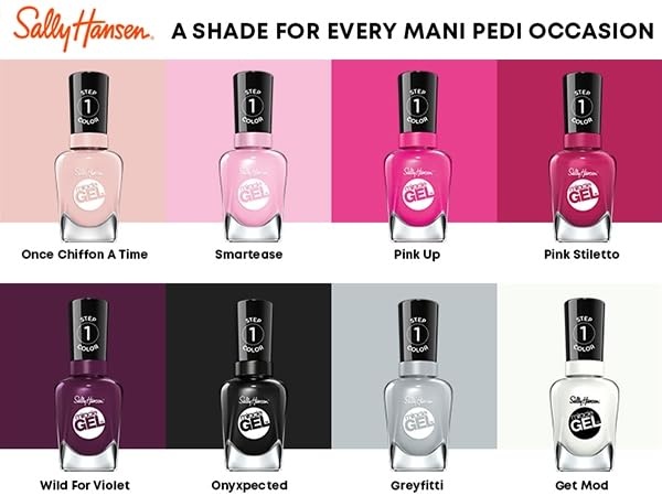 image:imageSally Hansen Miracle Gel Nail Polish Shade Slater Girl 809 05 Fl Oz Pack of 2789450 Get Mod