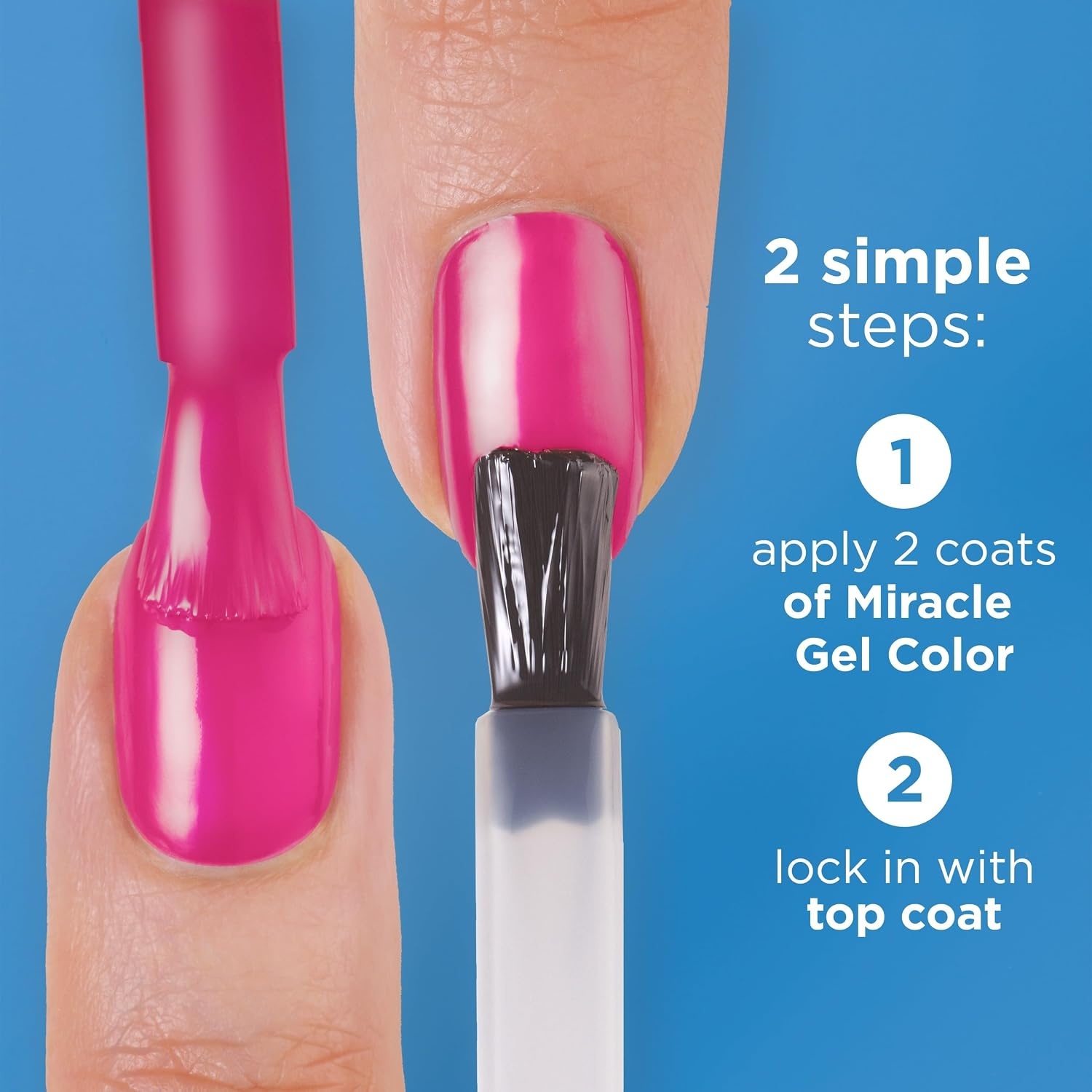 image:imageSally Hansen Miracle Gel Nail Polish Shade Slater Girl 809 05 Fl Oz Pack of 2795 Boss Babe