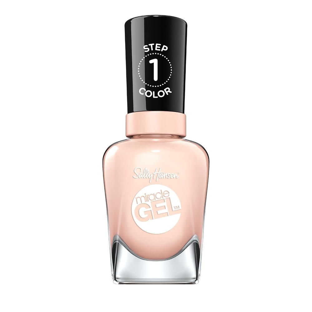 image:imageSally Hansen Miracle Gel Nail Polish Shade Slater Girl 809 05 Fl Oz Pack of 2187 Sheer Happiness